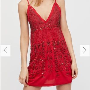 NWT Embellished Free People Dress